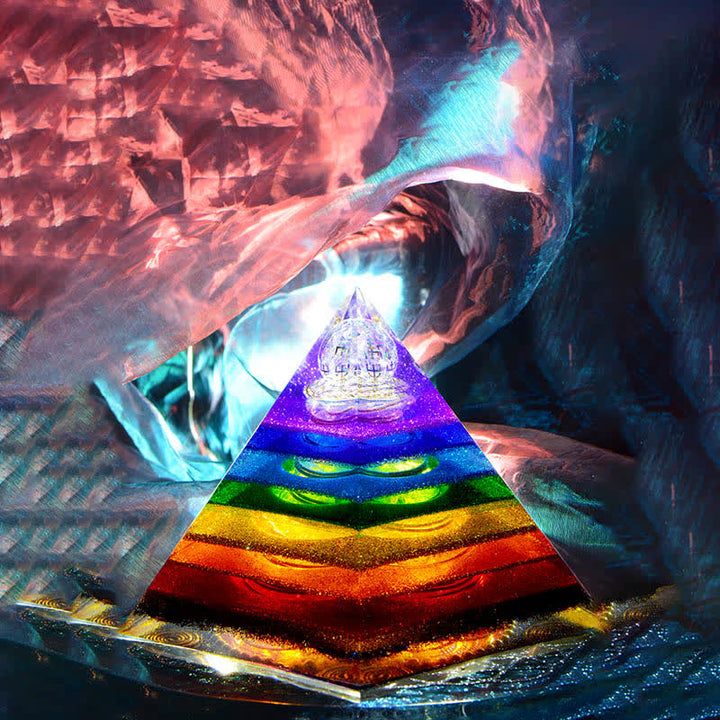 Olivenorma 7 Chakra Torre Energetica Orgone Piramide