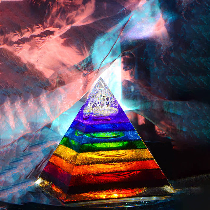 Olivenorma 7 Chakra Torre Energetica Orgone Piramide
