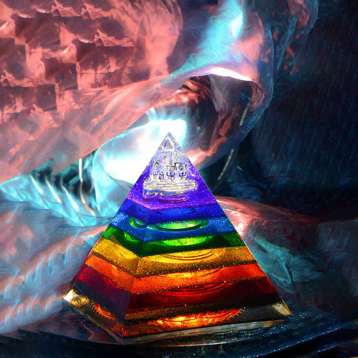 Olivenorma 7 Chakra Torre Energetica Orgone Piramide