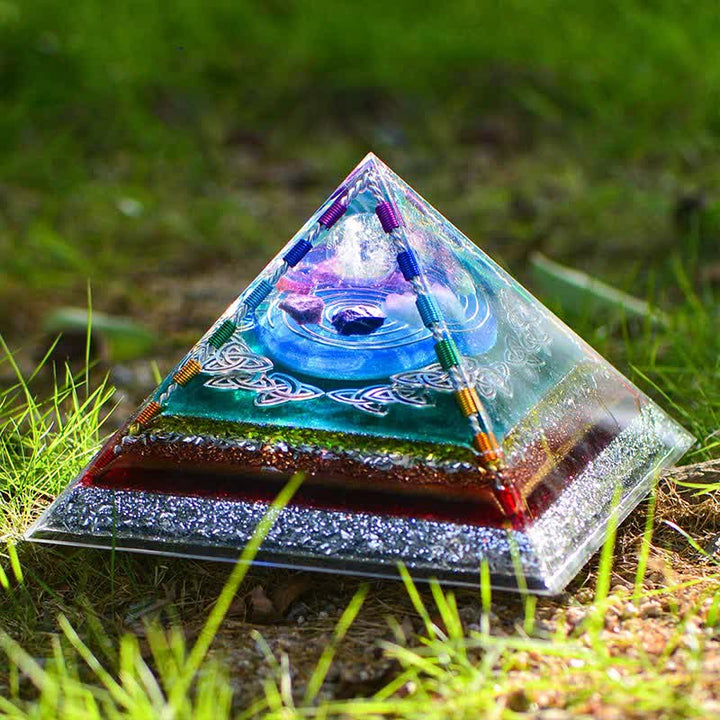 Olivenorma Crystal Copper Coil Torre energetica Piramide Orgone