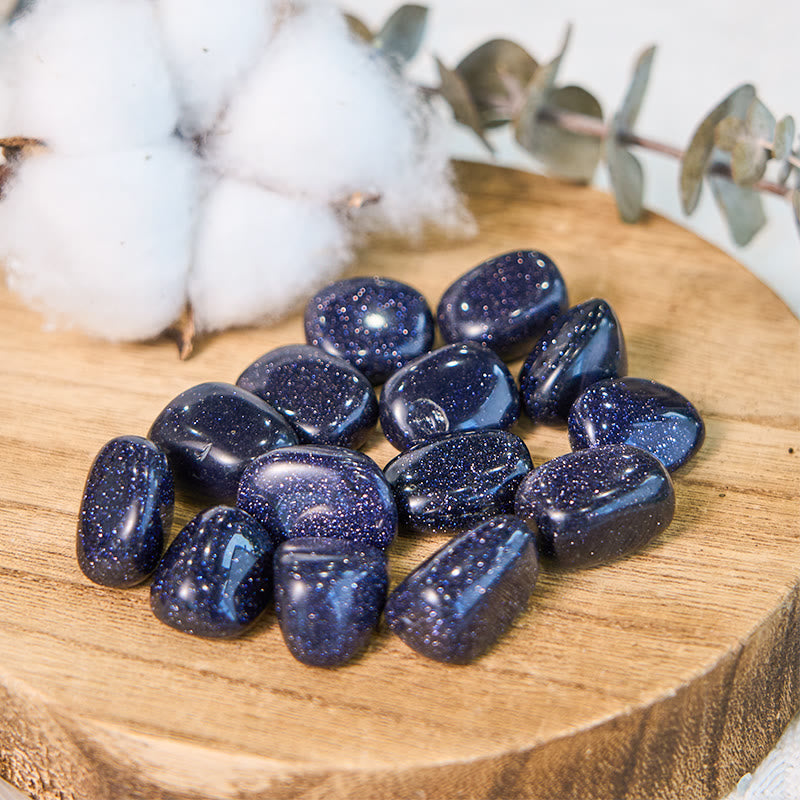 Olivenorma Natural Glitter Blue Sandstone Pietra levigata