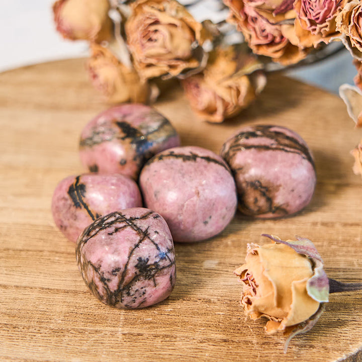 Olivenorma Pietra levigata irregolare di rodonite sfusa