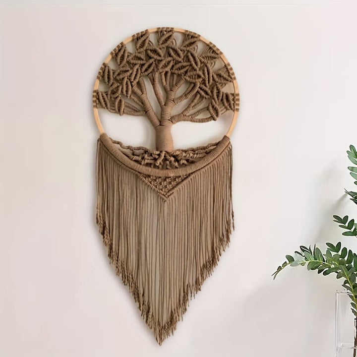 Olivenorma - Decorazione da parete con albero della vita intrecciato a mano