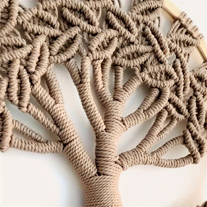 Olivenorma - Decorazione da parete con albero della vita intrecciato a mano