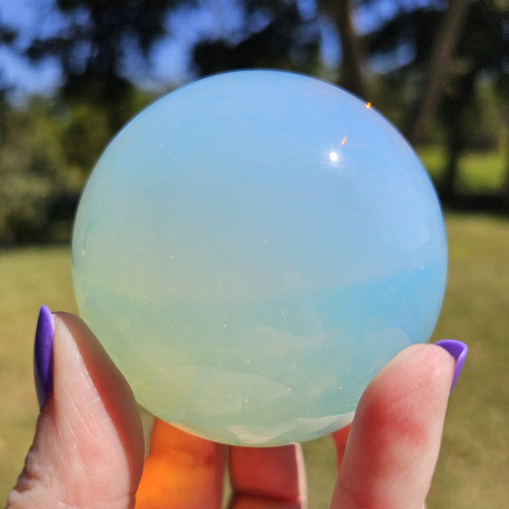 Sfera di cristallo di opalite naturale Olivenorma
