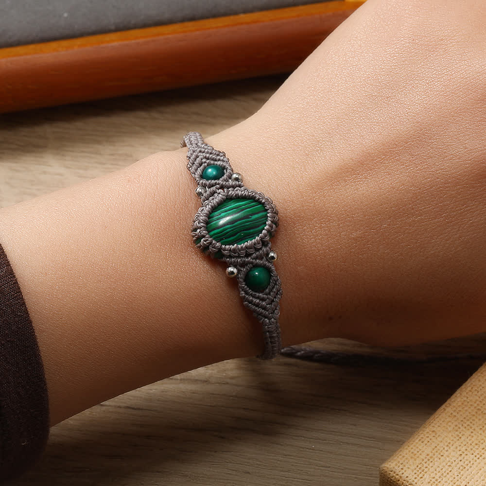 Bracciale intrecciato con cristalli taglio ovale intrecciati Olivenorma 