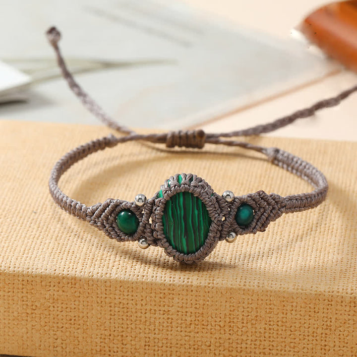 Bracciale intrecciato con cristalli taglio ovale intrecciati Olivenorma 
