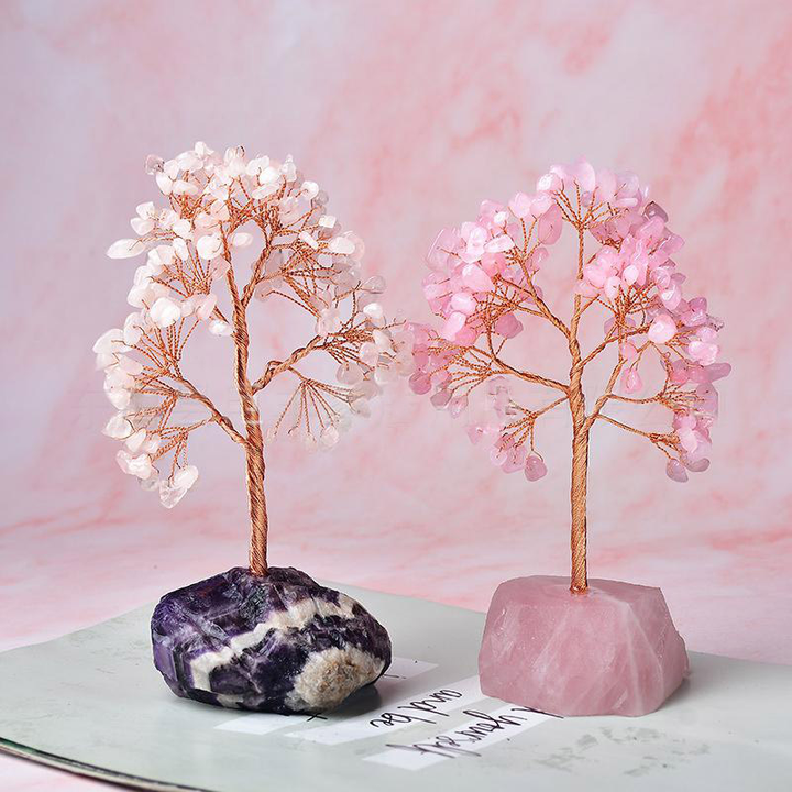 Albero Feng Shui con base in fantasia ametista Olivenorma
