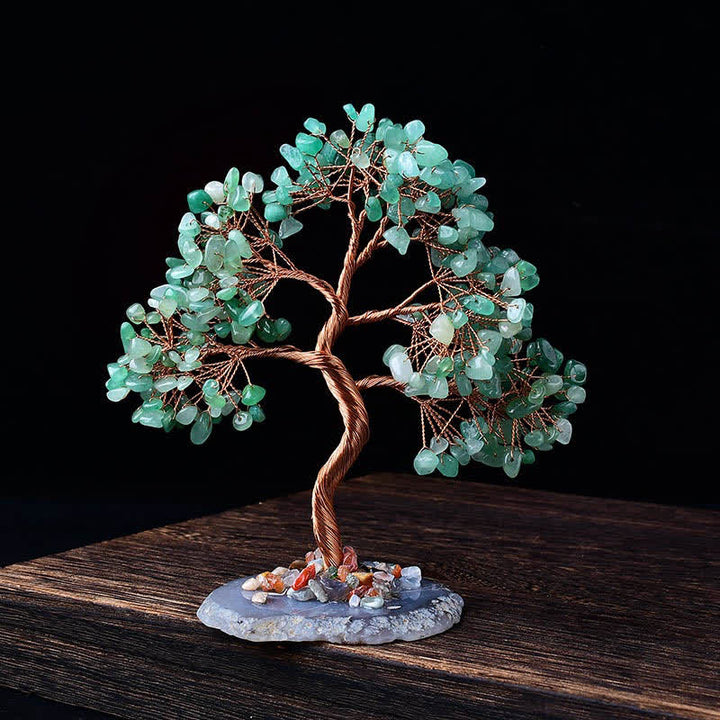 Base in ghiaia di agata colorata Olivenorma Feng Shui Tree