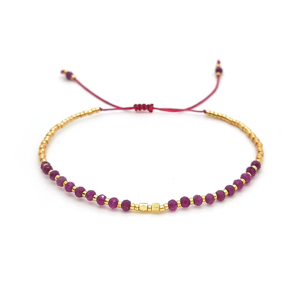 Bracciale Olivenorma con piccole perle di cristallo naturale