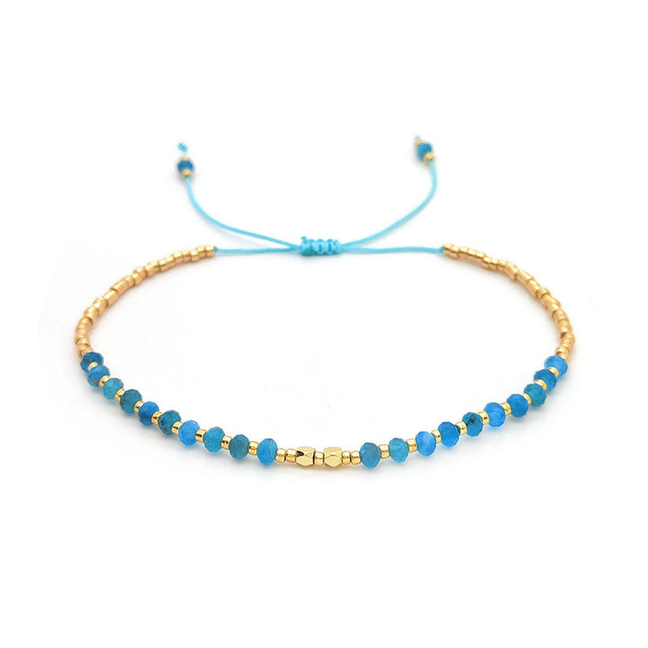 Bracciale Olivenorma con piccole perle di cristallo naturale
