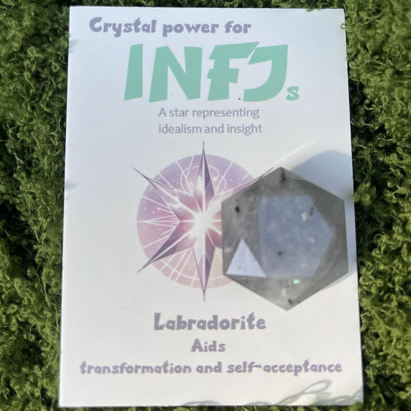 Olivenorma MBTI Gem Crystal Ornamenti Pietra Naturale