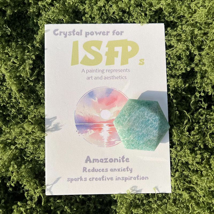 Olivenorma MBTI Gem Crystal Ornamenti Pietra Naturale