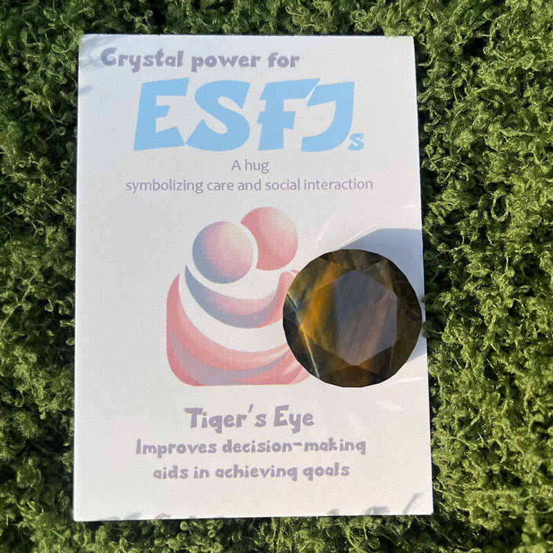 Olivenorma MBTI Gem Crystal Ornamenti Pietra Naturale