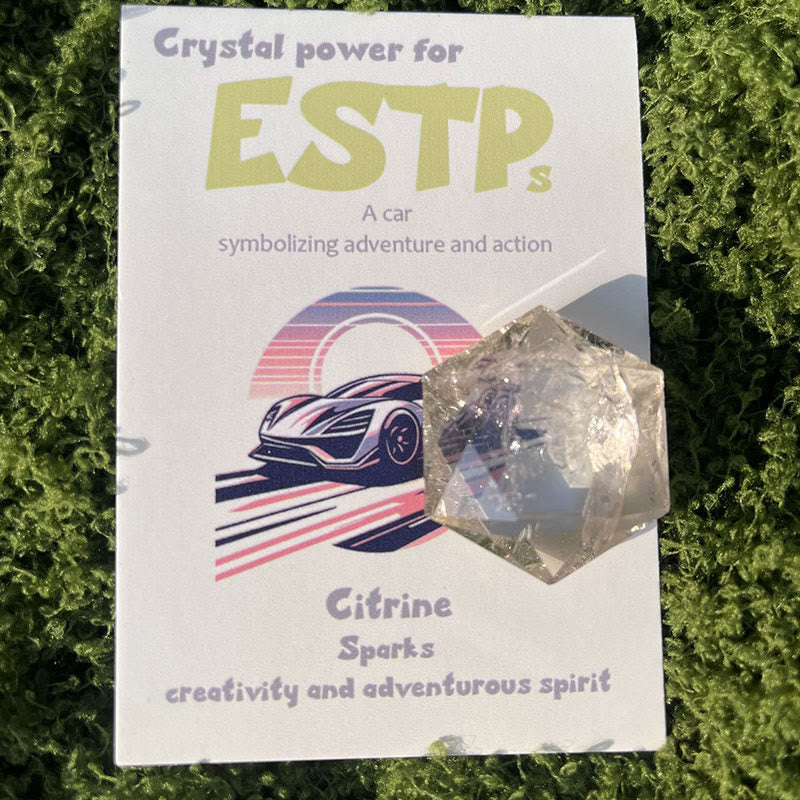 Olivenorma MBTI Gem Crystal Ornamenti Pietra Naturale