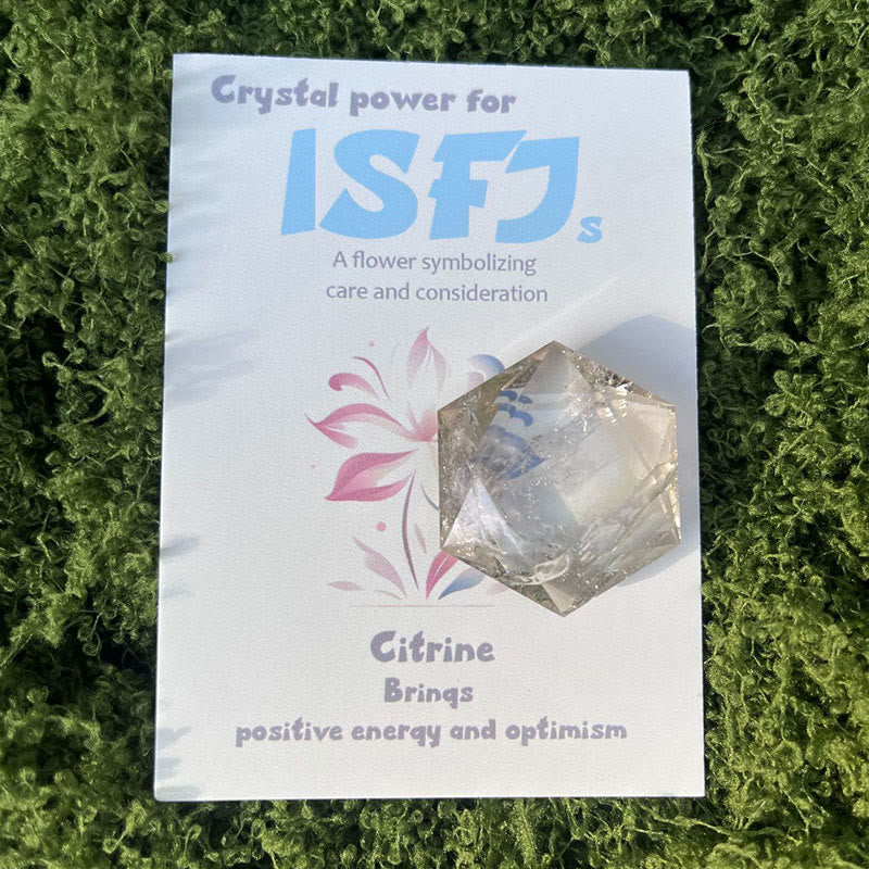 Olivenorma MBTI Gem Crystal Ornamenti Pietra Naturale