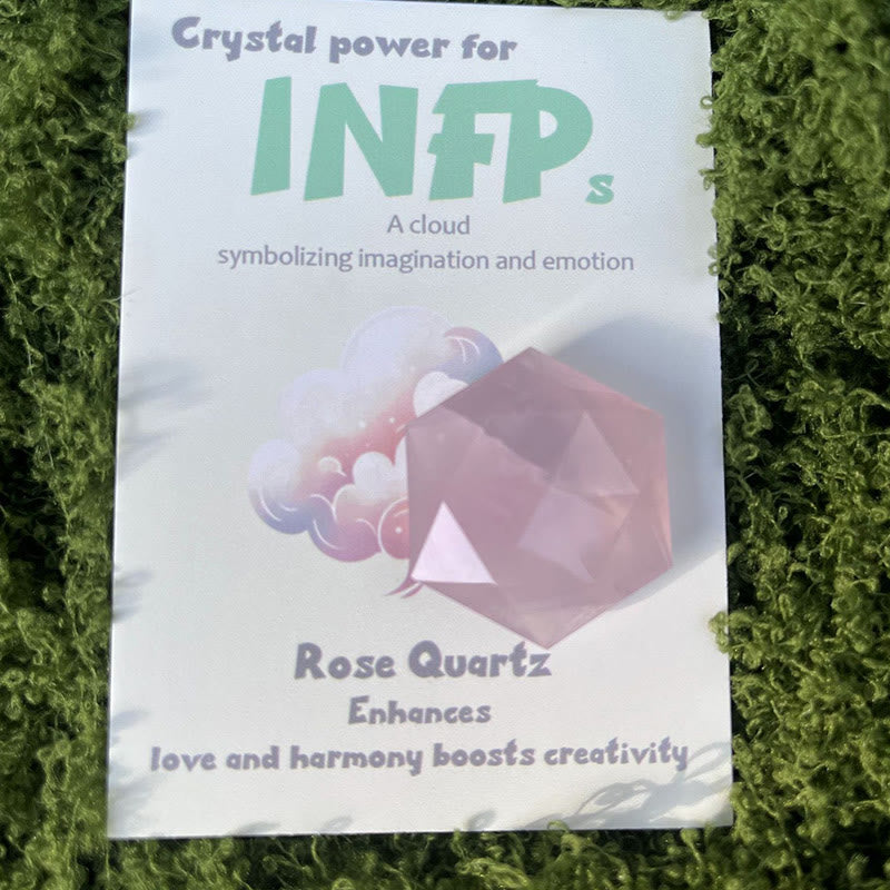 Olivenorma MBTI Gem Crystal Ornamenti Pietra Naturale