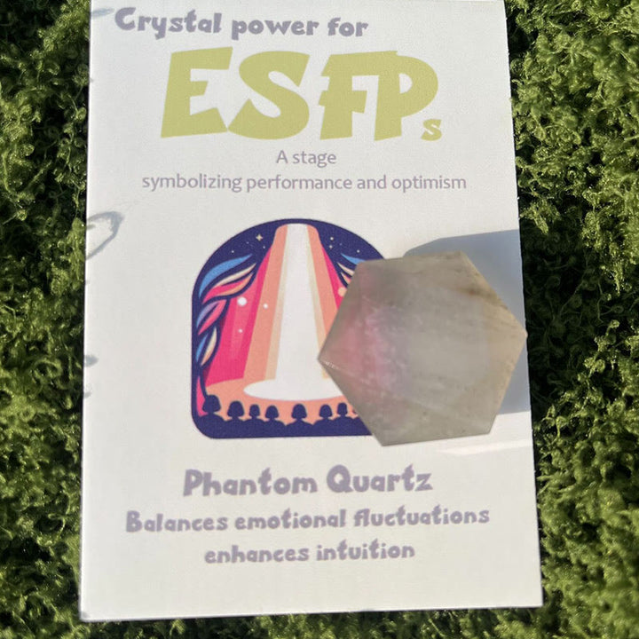 Olivenorma MBTI Gem Crystal Ornamenti Pietra Naturale