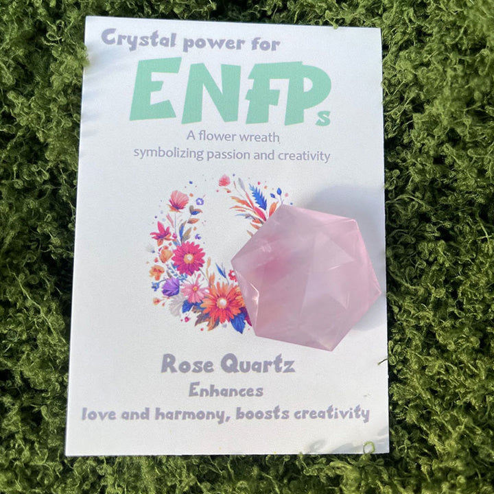 Olivenorma MBTI Gem Crystal Ornamenti Pietra Naturale