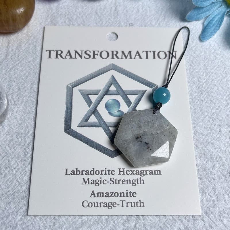 Portachiavi Ciondolo Cubo di Metatron in cristallo naturale Olivenorma