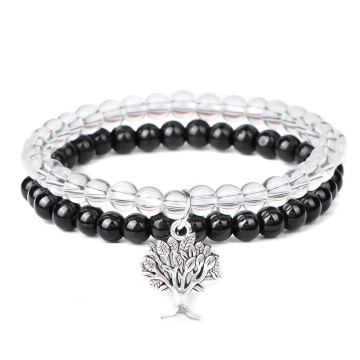 Bracciale Olivenorma Tree of Life Gemstone Double Layer