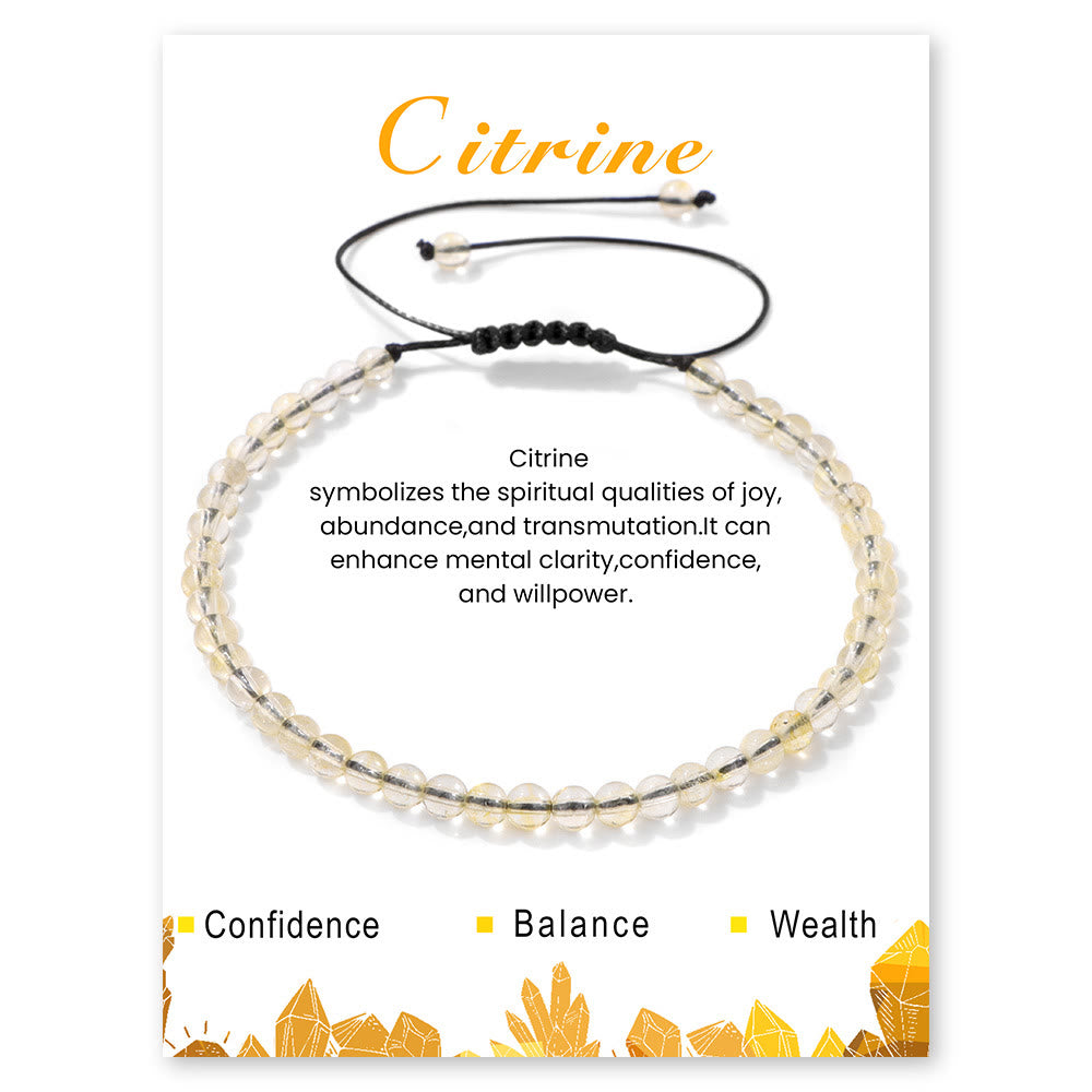 Olivenorma Bracciale con coulisse in perline di pietra naturale da 4 mm/6 mm