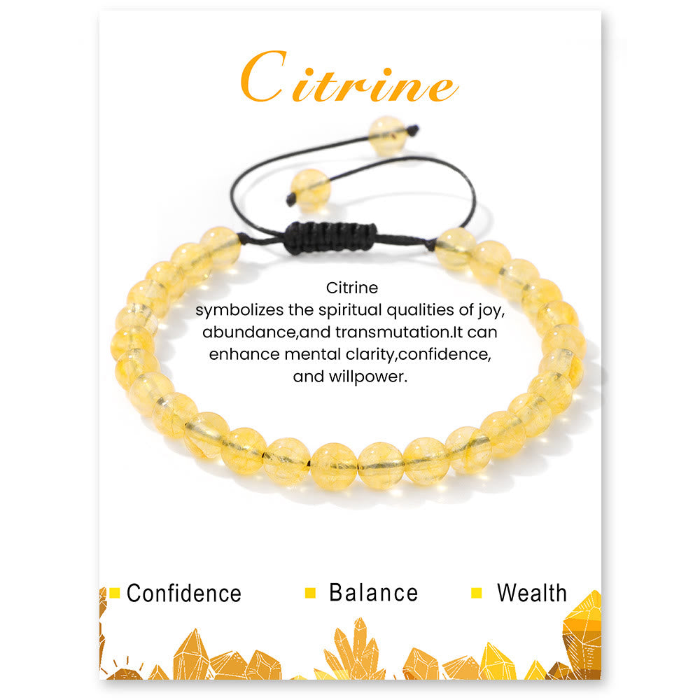 Olivenorma Bracciale con coulisse in perline di pietra naturale da 4 mm/6 mm