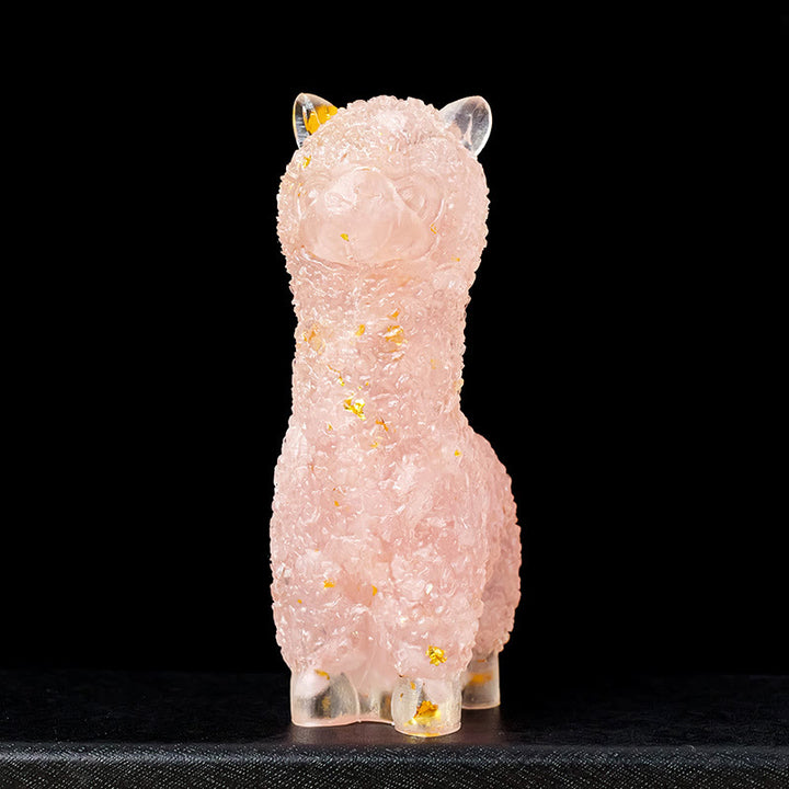 Decorazione in pietra preziosa di alpaca epossidica di cristallo Olivenorma
