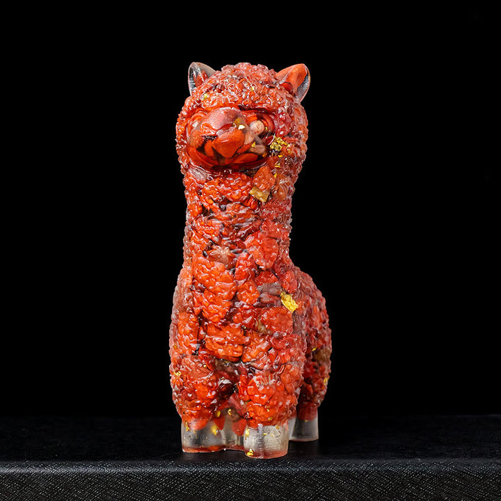 Decorazione in pietra preziosa di alpaca epossidica di cristallo Olivenorma