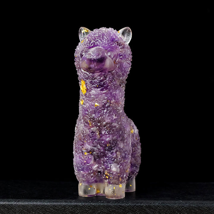 Decorazione in pietra preziosa di alpaca epossidica di cristallo Olivenorma