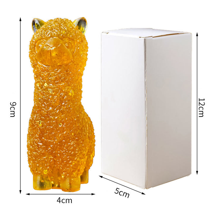 Decorazione in pietra preziosa di alpaca epossidica di cristallo Olivenorma