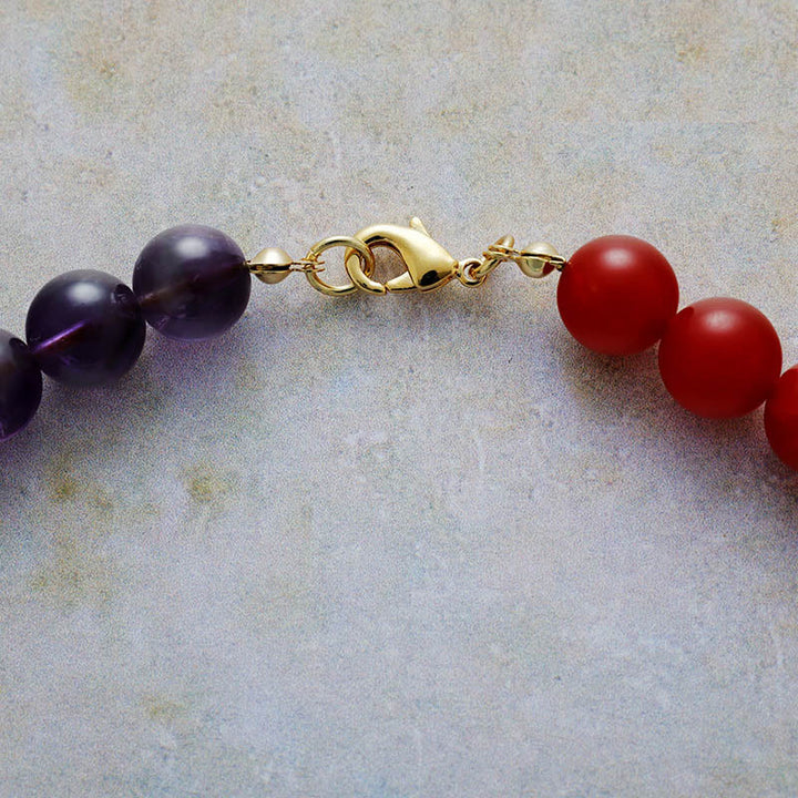 Collana di perle dei chakra Olivenorma da 8 mm