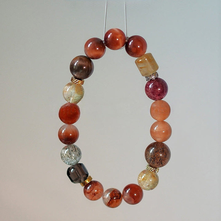 Bracciale Olivenorma "Lucky Koi" in pietra naturale
