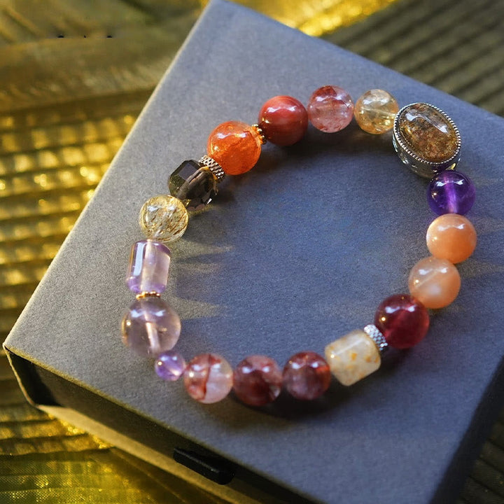Bracciale Olivenorma "Lucky Koi" in pietra naturale