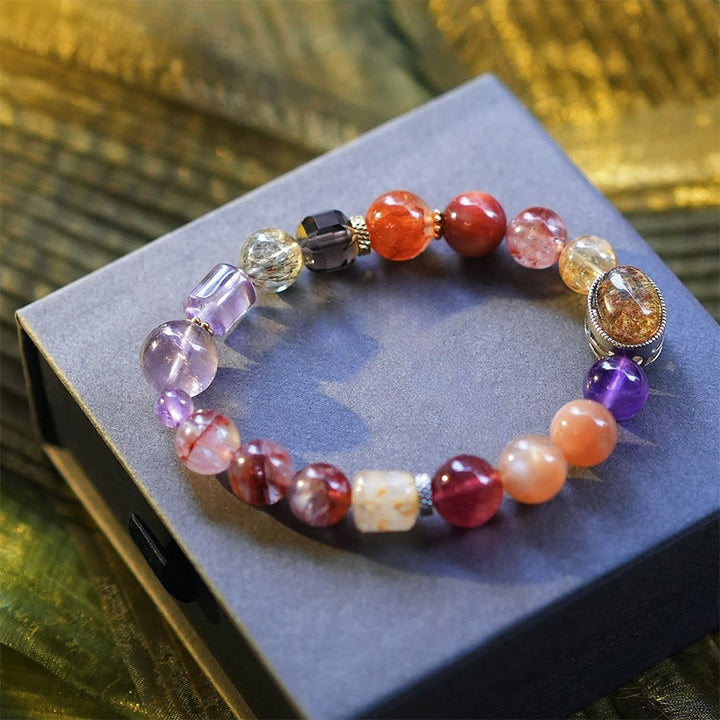 Bracciale Olivenorma "Lucky Koi" in pietra naturale