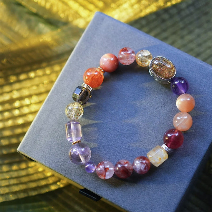 Bracciale Olivenorma "Lucky Koi" in pietra naturale