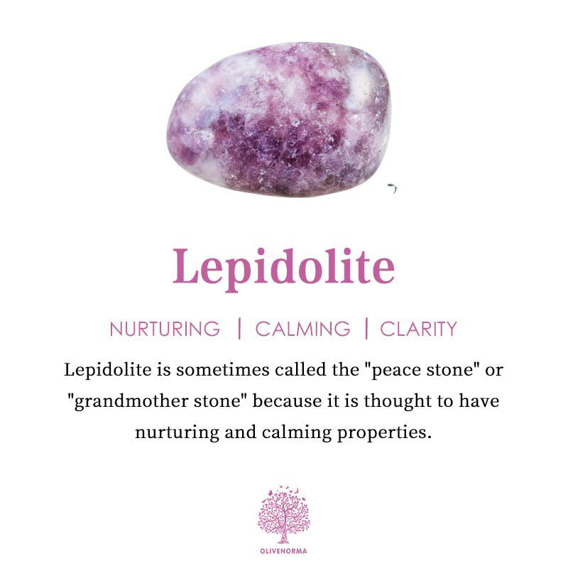 Olivenorma "Love Magic" Piramide di Orgone di Quarzo Fragola Lepidolite