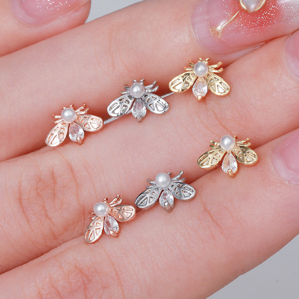 Orecchini a bottone Olivenorma Exquisite con zirconi bianchi - image 21