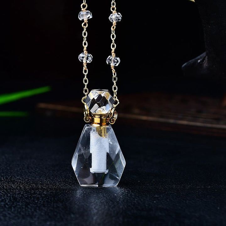 Collana con diffusore di oli essenziali in pietra naturale Olivenorma