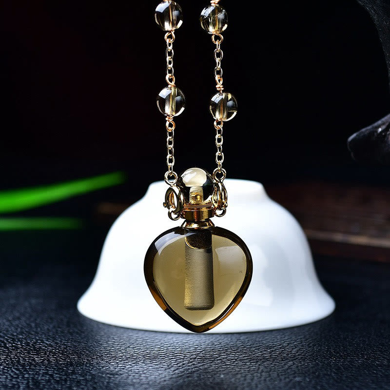 Collana con diffusore di oli essenziali in pietra naturale Olivenorma