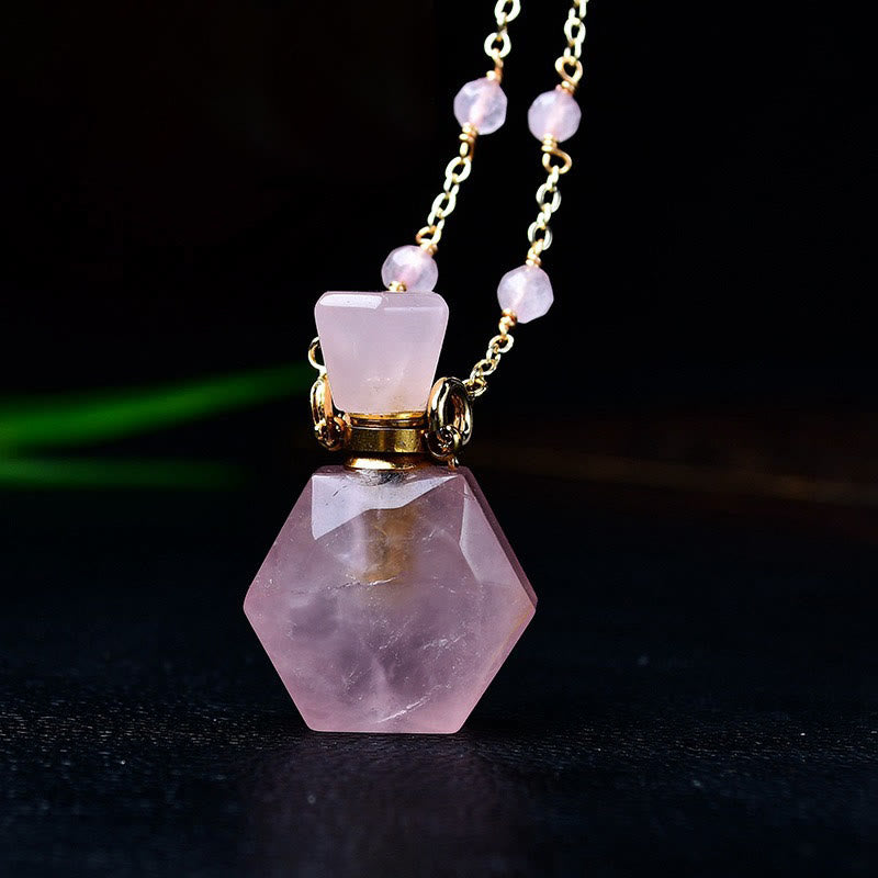 Collana con diffusore di oli essenziali in pietra naturale Olivenorma