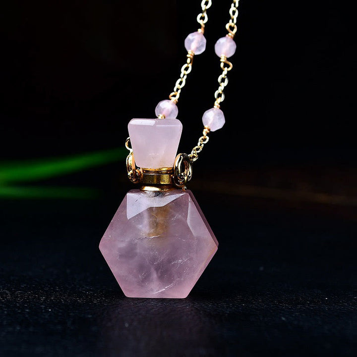 Collana con diffusore di oli essenziali in pietra naturale Olivenorma