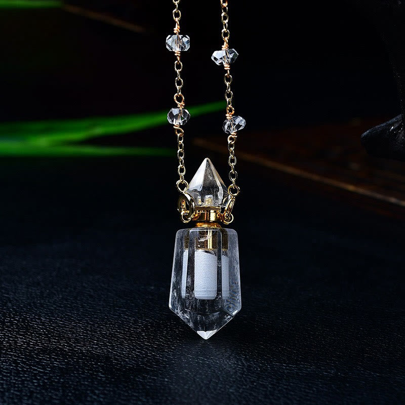 Collana con diffusore di oli essenziali in pietra naturale Olivenorma