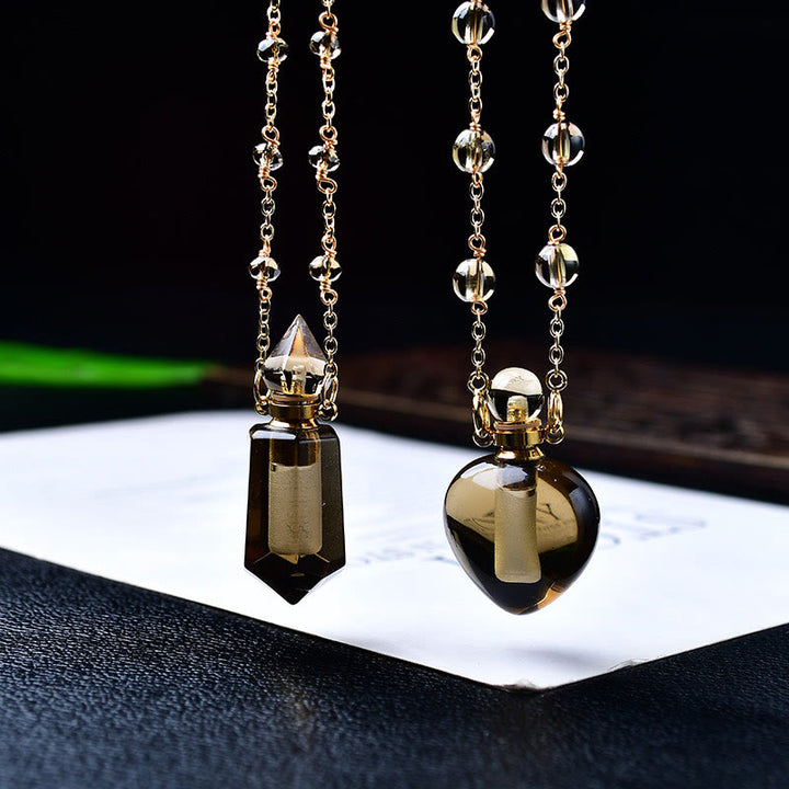 Collana con diffusore di oli essenziali in pietra naturale Olivenorma
