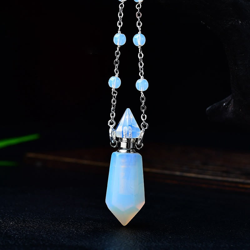 Collana con diffusore di oli essenziali in pietra naturale Olivenorma