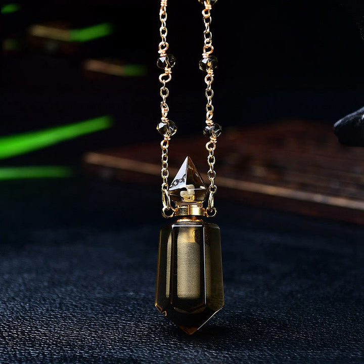 Collana con diffusore di oli essenziali in pietra naturale Olivenorma