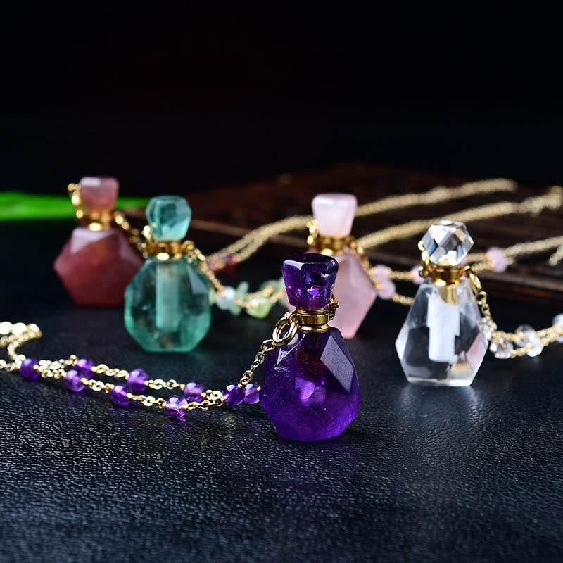Collana con diffusore di oli essenziali in pietra naturale Olivenorma
