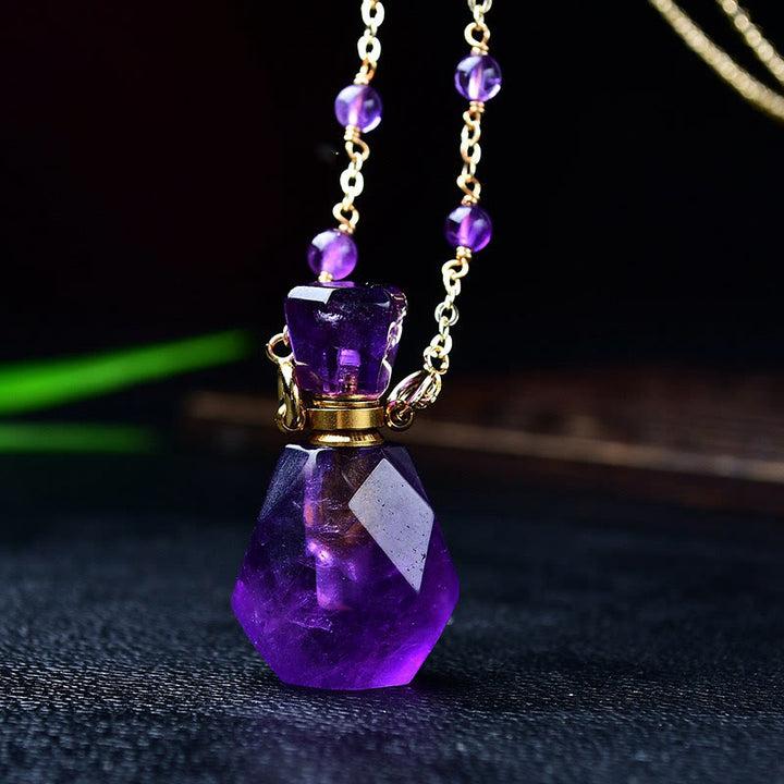 Collana con diffusore di oli essenziali in pietra naturale Olivenorma