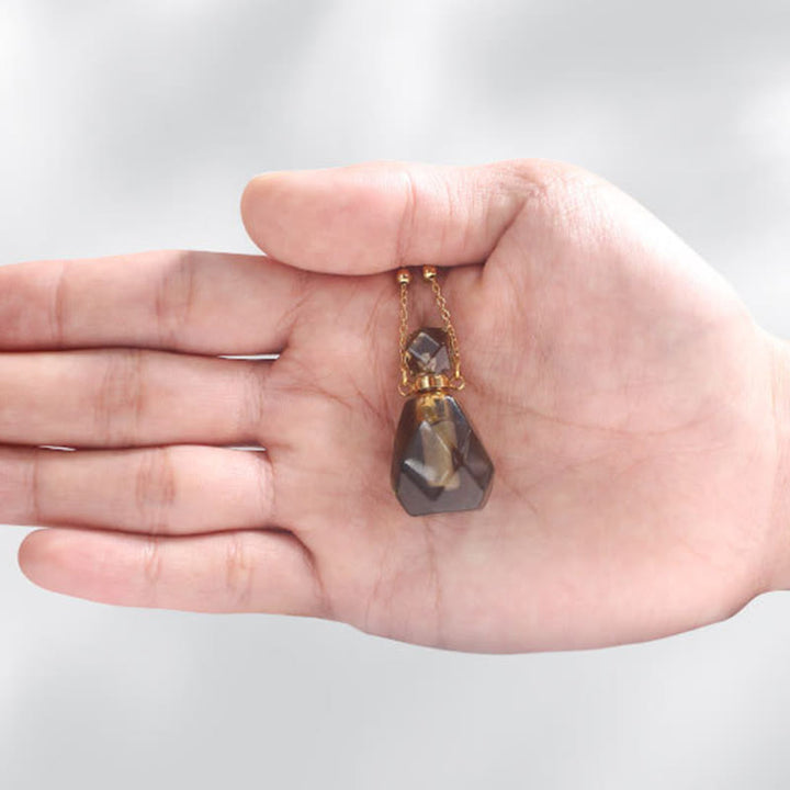 Collana con diffusore di olio essenziale Olivenorma Ametista