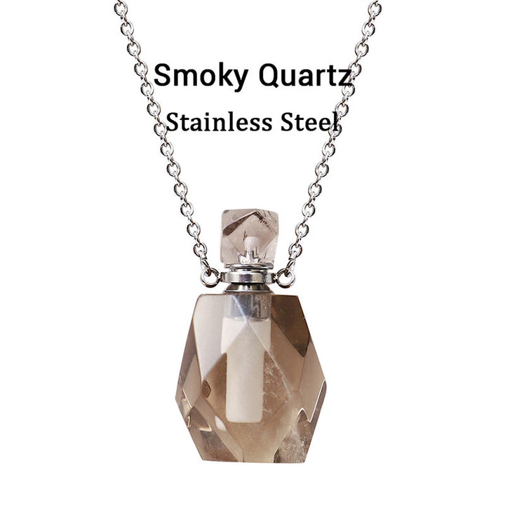 Olivenorma Crystal Essential Oil Diffuser Bottiglia di Profumo Collana